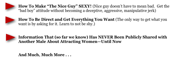 what women want, attract women